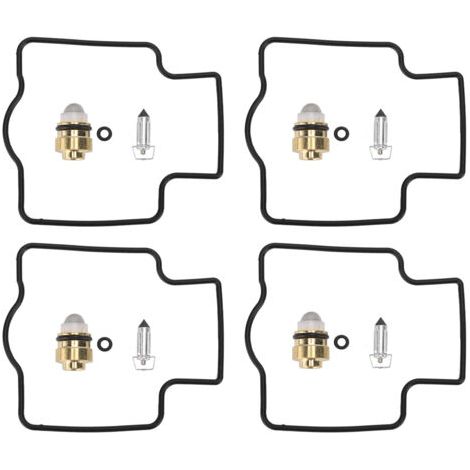 4sets Motorcycle Carburtor Rebuild Kit, Kits de Réparation du Carburateur Remplacement de ZX7 ZX7R ZX9R ZX900 ZX750 ZX1000. (1/5)