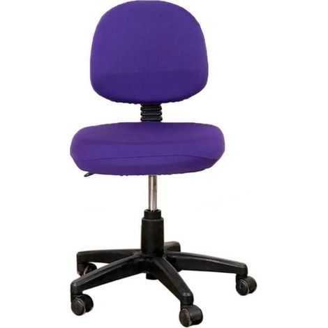 2 Pcs Housse de Chaise de Bureau Elastique d’Ordinateur Bureau Couverture en Elasthanne pour Chaise pivotante M2202-Ywey