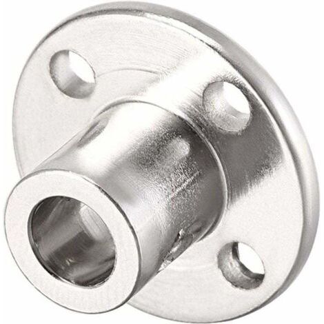 Giunto motore flangiato a 4 pezzi, albero guida, presa per giunto motore, diametro interno 6 mm, H12D10 Rigido per parti fai da te