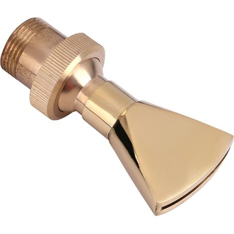 Fountain Nozzle - 1/2" DN15 and 3/4" DN20 Fan Shaped Brass Fountain Nozzle Sprinkler Spray Head (1/5)