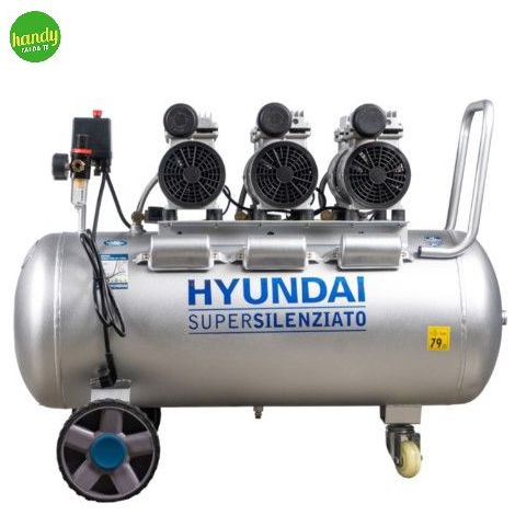 Hyundai 65704 Compressore 2200 W Oil Free silenziato 100 L (1/8)