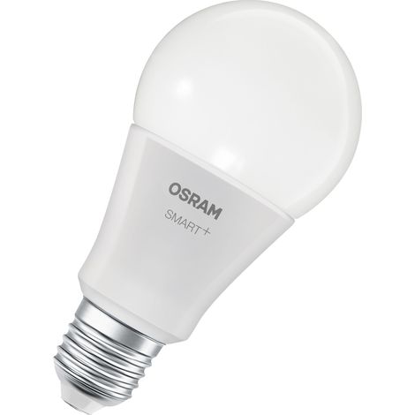 OSRAM Lampe LED  SMART+, A100, 14 W, 2 700–6 500 K, E27, en forme d'ampoule, Tunable White, intensité variable, contrôlable via application ou voix, compatible avec Matter