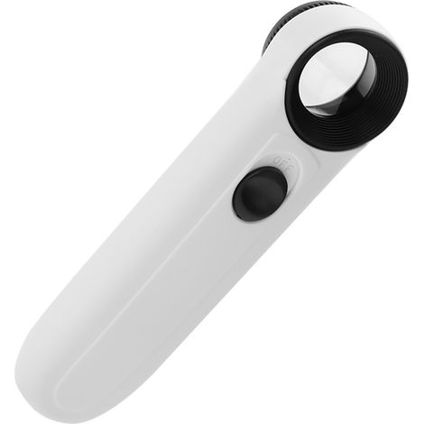 Loupe de poche MG6B-1B 40X avec éclairage LED, boîtier en plastique ABS (1/5)