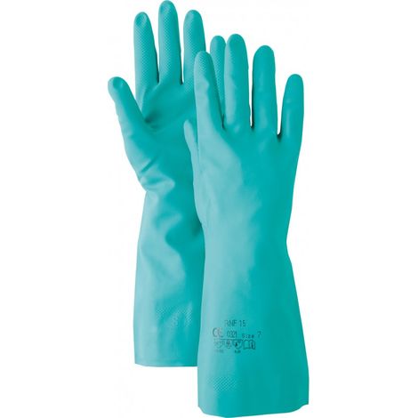 Gants Verdant,Nitril vel.,Gr. 10, vert , FORTIS (Par 12)