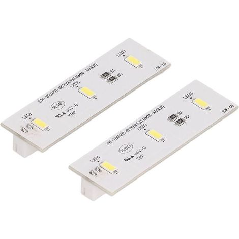 Lntyq Barre lumineuse LED de remplacement pour réfrigérateur, 2 pièces, pièce de réparation pour SW BX02B DC 12V (1/5)
