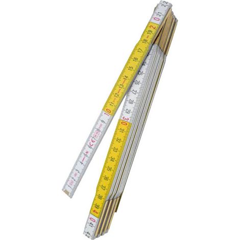 Metro Doppio Bianco/Giallo 617/Bg Stabila
