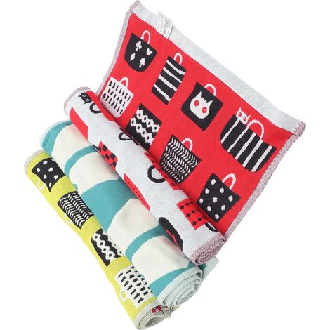 Serviettes Visage Garçon et Filles, 3 Pièces en Coton Léger, Lavage Facile (1/5)