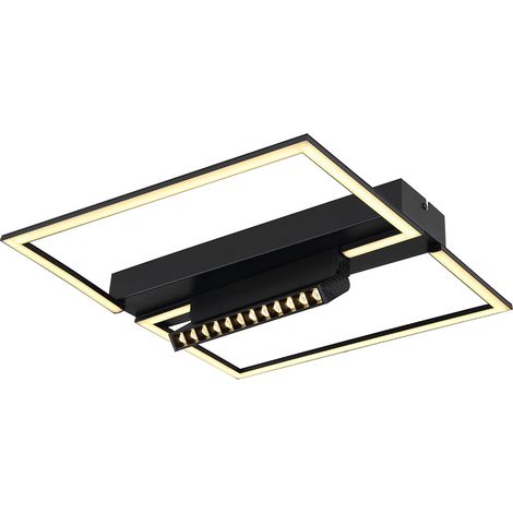 Globo - plafón - Maxwell - negro - metal - LED - 48462-42