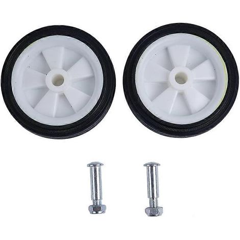 Lot de 2 roulettes pour compresseurs d'air, accessoires pour compresseurs d'air, roues de 11,5 cm, amortissant les chocs, antidérapantes, silencieuses et stables. (1/5)