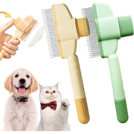 Pet Brush - Anti-Hair Brush - Brush for Cats and Dogs - Removes up to 95% of loose hair...-AquaForge (1/5)