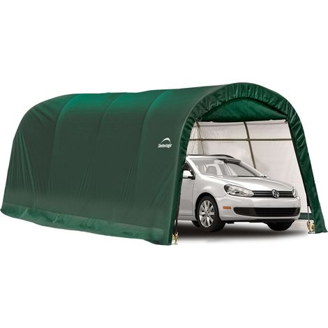 Garage en film plastique 610x300x240 cm – Résistant aux UV – Structure en acier avec stabilisateurs 3X – Montage rapide – Shelterlogic