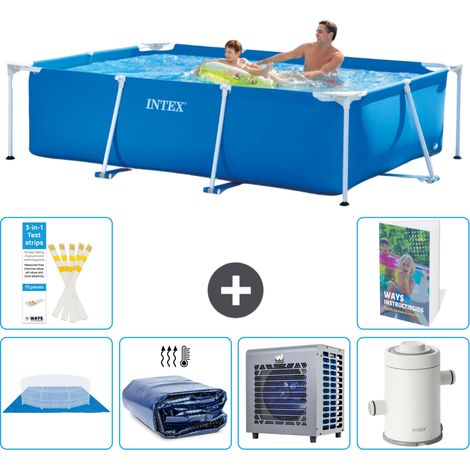 Intex Piscine Tubulaire Rectangulaire - 260x160x65 cm - 7-pièces S104 (1/5)