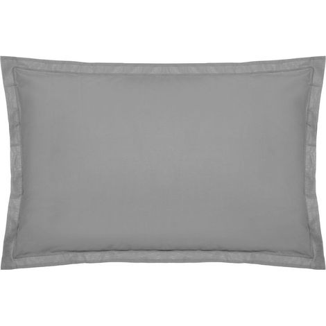 Fodera per cuscino carina in cotone grigio topo 50x70cm - Atmosphera créateur d'intérieur