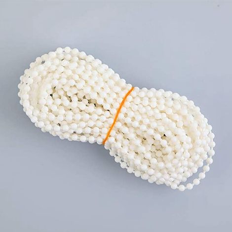 10 m/20 m 4,5 x 6 POM-Rollo mit Perlenbesatz und Reißverschluss, weiches Gaze-Rollo, Bambusrollo, Zubehör für Vertikaljalousien (1/5)