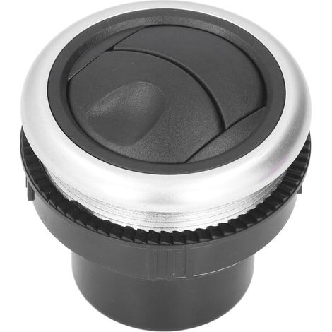 RiToEasysports Déflecteur Universel Rotatif Rond Round AC pour les Voitures, VR, Bus, ABS Dash Dashboard Air Fit pour le Couvercle de la Calandre de Ventilation à Usage Marin (1/5)
