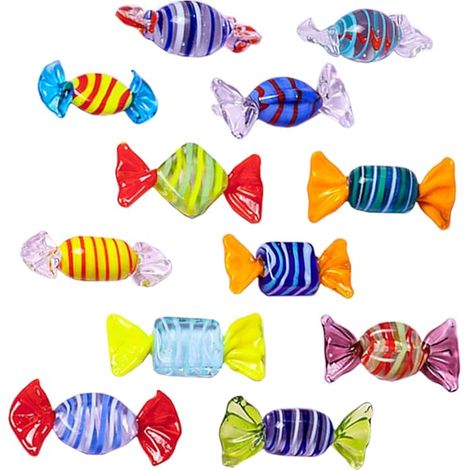 Décor De Bonbons Simulés Objet Déco Bonbon pour Décoration De Maison Et Décor De Bureau Accessoires De Fête Style Mixte 5.00 X 1.80 X 1.00 Cm (1/5)