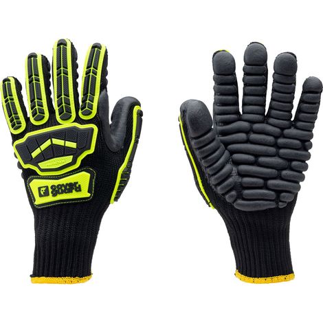 Coverguard Eurostrong Vibe Anti-Vibrations-Handschuhe - - Schwarze