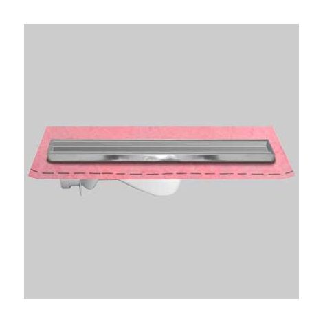 CANALETTA PER DOCCIA CON PORTA PIASTRELLA E GUAINA  Kit cm 45  guaina 1 m  ²     STAMPLAST