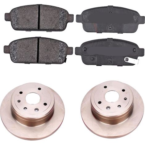 KIT FRENI POSTERIORI compatibile con CHEVROLET ORLANDO - DISCHI + PASTIGLIE OEM: FDB4265 / 18033 /SOSTITUZIONE DIRETTA/BASSA POLVERE/SILENZIOSO