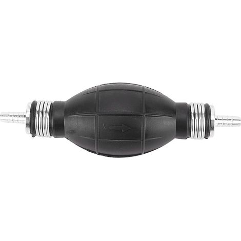 Kraftstoffleitungspumpe, ABS-Kraftstoffleitungs-Primer-Ballon-Einweg-Zufuhrventil für Auto, Boot, Outdoor (6 mm).