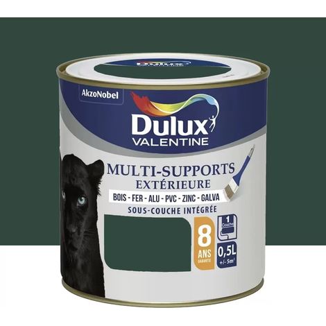 Peinture Dulux Valentine multi-supports extérieure Vert Basque 0,5 L (1/3)