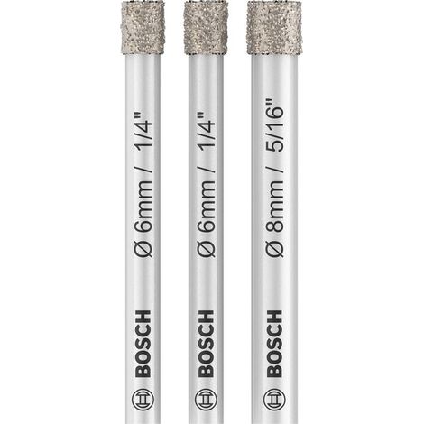 Bosch set PRO Ceramic dry Drill Bit Set 6 x 66 6 x 66 8 x 66 mm 3 pcs 2607011626 (1/5)