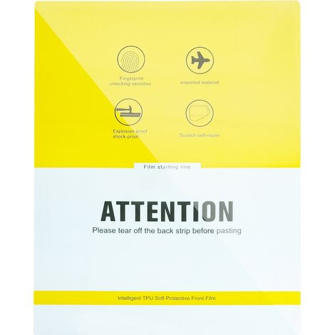 20 unidades de película de hidrogel autorreparable para tabletas, para corte con plotter (29 cm x 22,5 cm). (1/4)