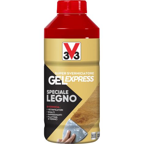V33 Sverniciatore Speciale Legno Incolore 1L - Rimuove 10 Strati di Vernice (1/6)