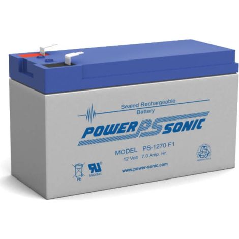 Batterie Powersonic 7Ah 12 Volts Dim - Urmet Batterie UPS1270GB