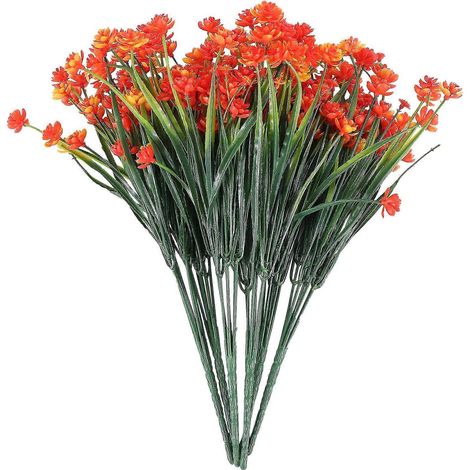6er-Pack künstliche Sträucher für den Außenbereich, Ameisenkasten mit Blume, zum Aufhängen (1/5)