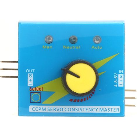 3-Kanal-Multi-Servo-Tester für RC-Motoren und Regler, dreistufige Anzeige, 4,2–6,0 V DC-Netzteil (1/5)