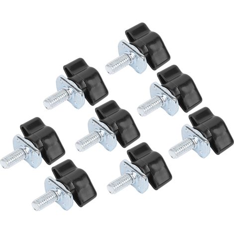 Kit de fixation rapide pour toit rigide, vis à oreilles et écrou, compatible avec Jeep Wrangler YJ TJ JK M8 25 mm 95‑16 (1/5)
