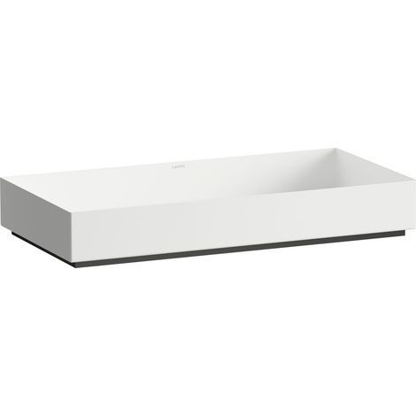 LAUFEN METAPHOR Waschtisch-Schale, rechteckig, ohne Hahnloch, (1/2)