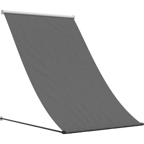 Maison Exclusive - Markise Einziehbar Anthrazit 100x150 cm Stoff