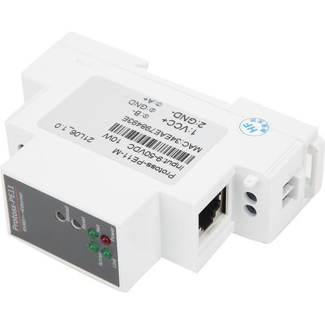 Module réseau Ethernet RS485 vers WLAN, montage sur rail, 9–50 V CC, 10 W, PE11-M (1/5)