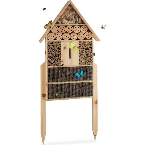 Hôtel à insectes taille naturelle XL