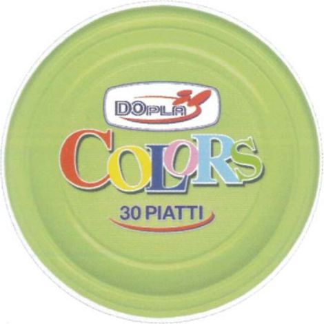 Cf.30 Piatti Fondi Verde Acido X1