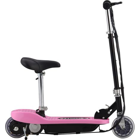 vidaXL Elektroroller mit Sitz 120 W Rosa