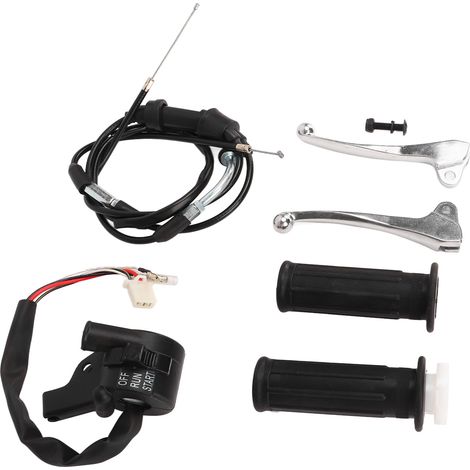 Gasgriff mit Kabel, Start/Stopp-Schalter, Bremshebel für PW50 PY50 Motocross-Motorrad. (1/5)