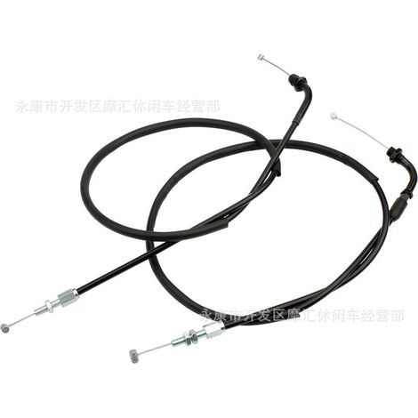 Throttle cable compatible with Honda CB350, CL360, CB400, CB550, CB750 and FT500 models (1/4)