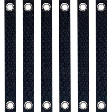 Set mit 6 Baumgurten mit Ösen für 39,9 cm lange Heringe (1/4)