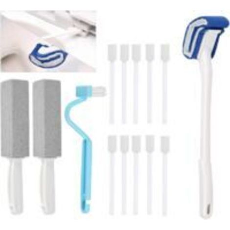 14Pcs Brosse de Toilette en Pierre Ponce de Nettoyage avec Poignée pour Enlever Taches et Anti-calcaire Nettoyage pour Piscine, Plaque de Cuisson, Carrelage cuvette des Toilettes (1/4)