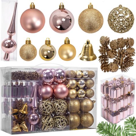CHRISTBAUMKUGELN 101 SZT 311437 ROSE GOLD