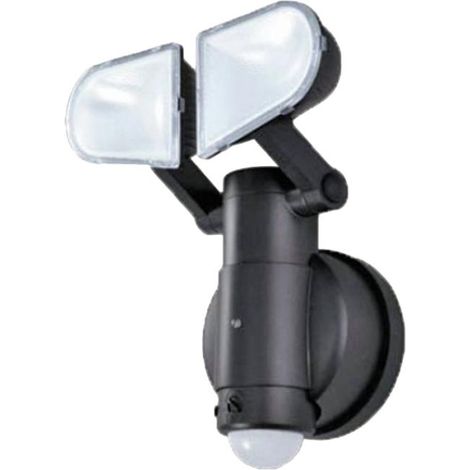 Schwaiger LED220 011 lámpara de seguridad LED negra exterior