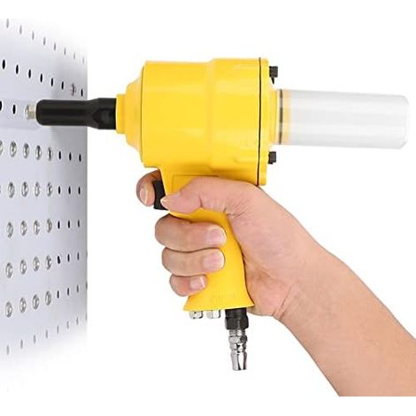 Riveteuse pneumatique KP-705P, pistolet à riveter, outil de rivetage pneumatique 2,4-4,8 mm pour clous en aluminium/acier (1/5)