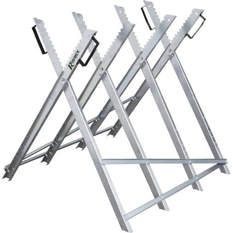 Chevalet Porte Bûche Métal - 7,6 kg - Support Pratique pour Bûches - Idéal pour le Bûcher - D-Work