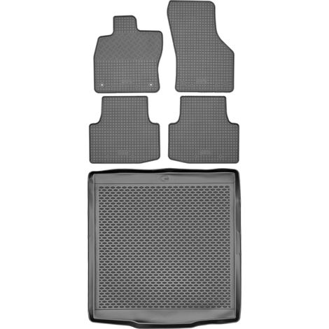 Volkswagen Passat B8 Sedán a partir de 2014 SET - Alfombrillas de goma para coche + alfombrilla para maletero (1/5)