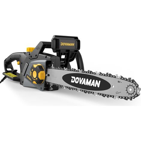 Tronçonneuse Électrique 2400W, Tensionnement Sans Outil en un Pas, 40cm Guide et Chaîne, 15m/s Vitesse de Chaîne, Lubrification Automatique, Frein Mécanique, 2 Chaînes - DCS01A (1/5)