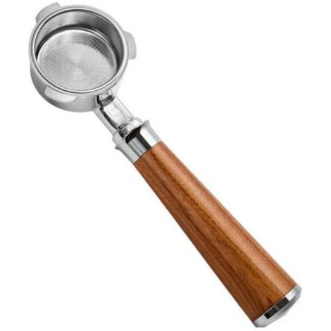 Espresso Bottomless Porte-filtre 51mm Compatible avec DeLonghi Dedica Machine à Café Smeg, Acier Inoxydable (1/4)