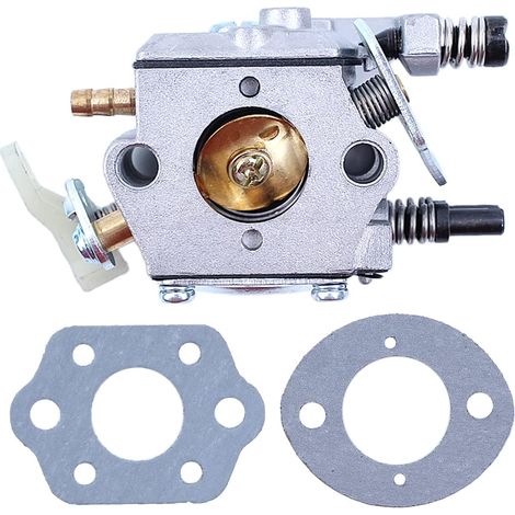 Carburateur avec kit de 2 joints pour tronçonneuse HUSQVARNA 51 55 50 Remplacement pour carburateur Walbro WT-170/WT-170-1503281504 (1/5)